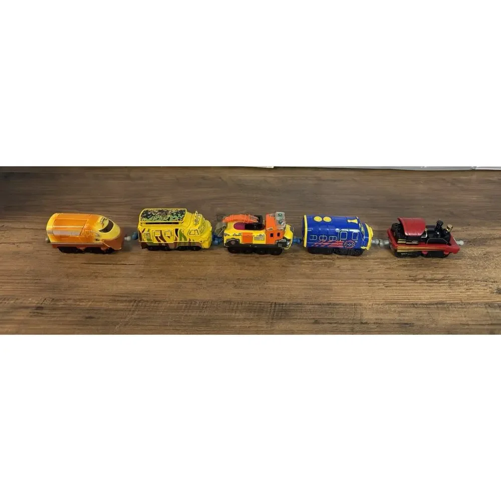 Chuggington Die Cast Train Lot of 5 Brewster, Old Puffer Pete, Skylar